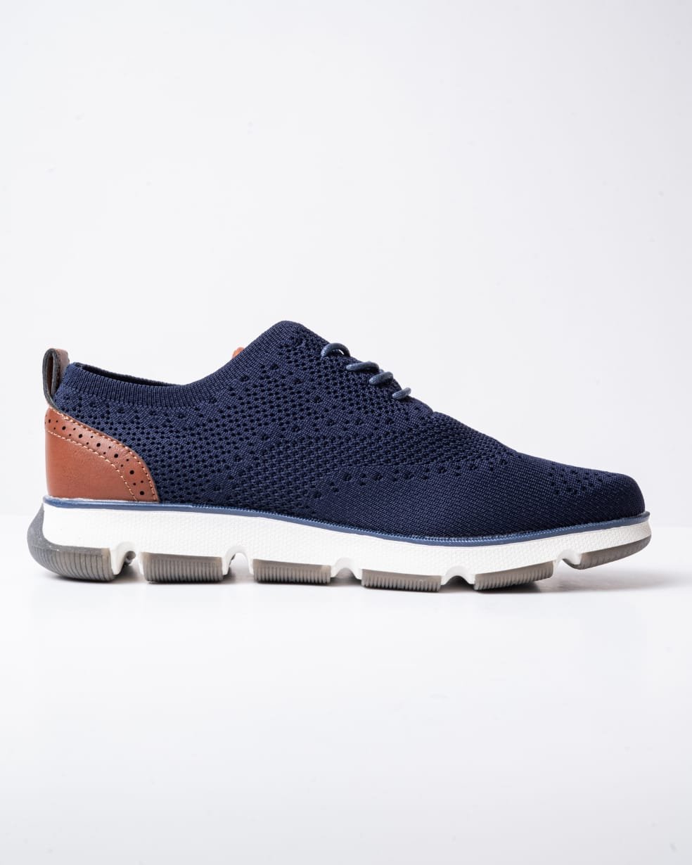 Cole Haan 4 ZEROGRAND Stitchlite Oxford sneakers in navy ink